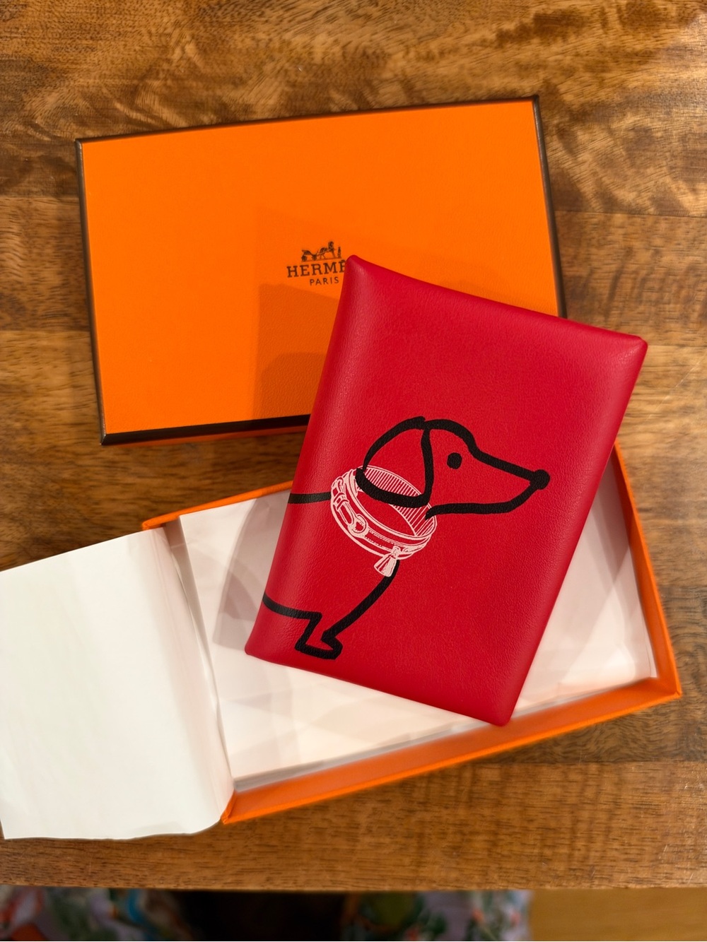 ❤️🐶 HERMES Calvi Duo Dachshund Dog